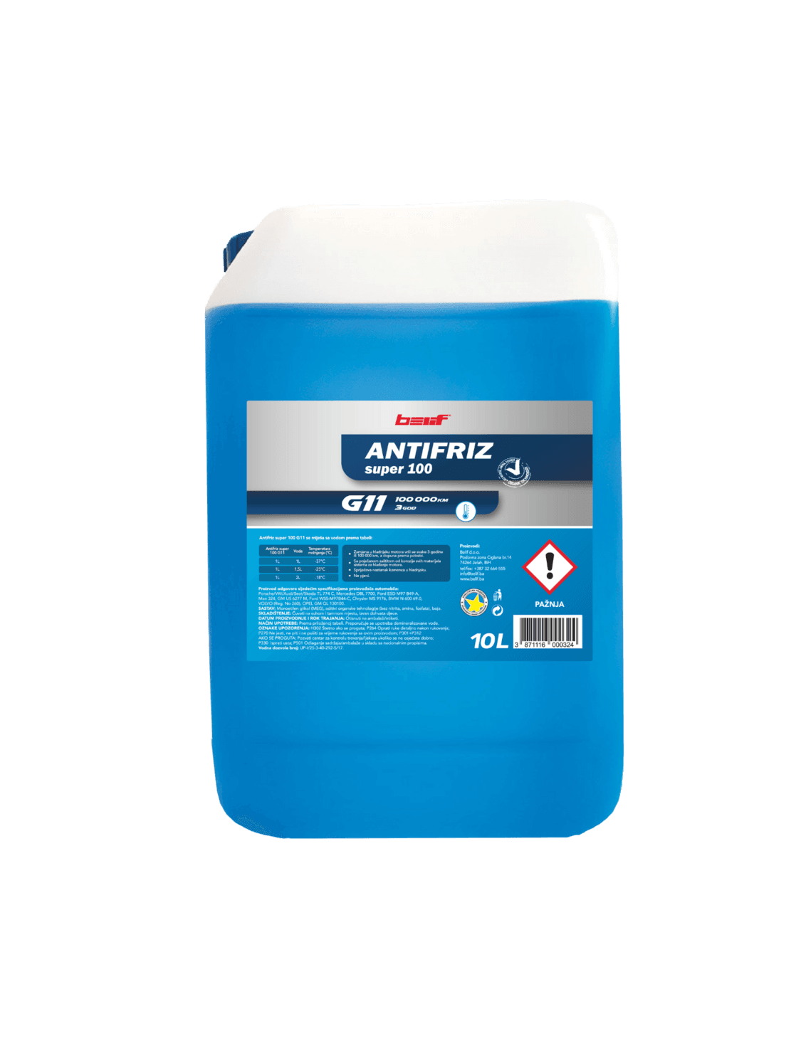 BELIF Antifriz Super 100% G11 10L