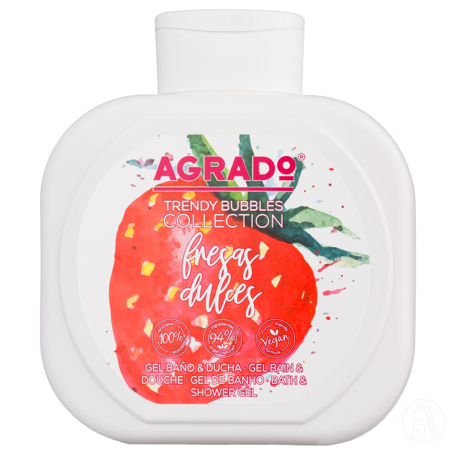 AGRADO Fresas Dulces Strawberry Shower & Bath Gel 750ml