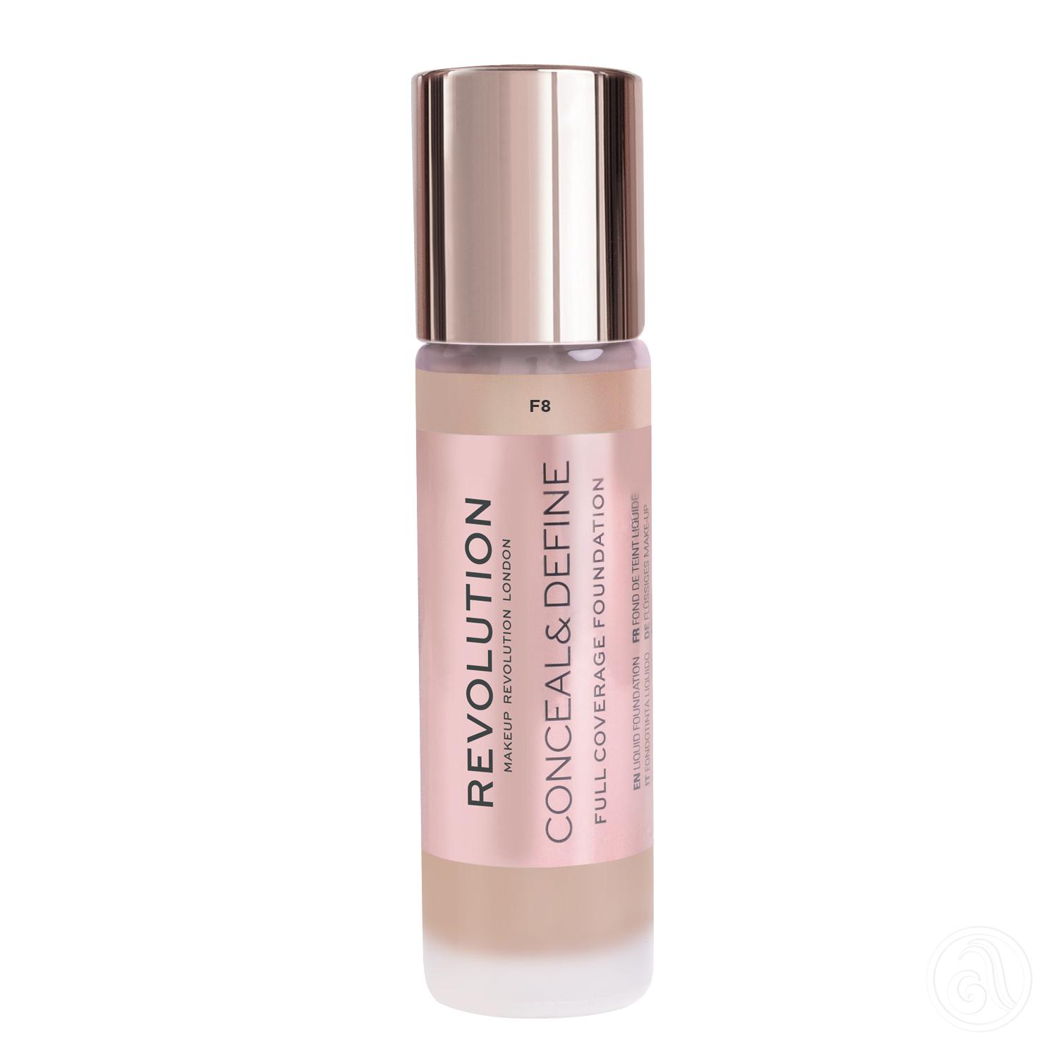 REVOLUTION Conceal & Define Tečni puder 23ml - F8
