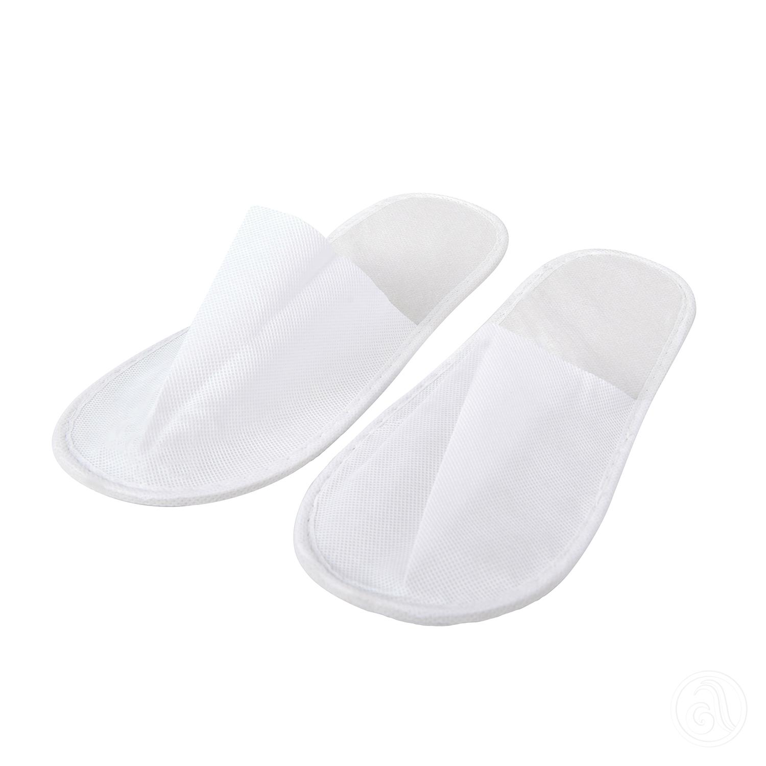 LIDER Labor Pro White Disposable Closed Slippers 2/1