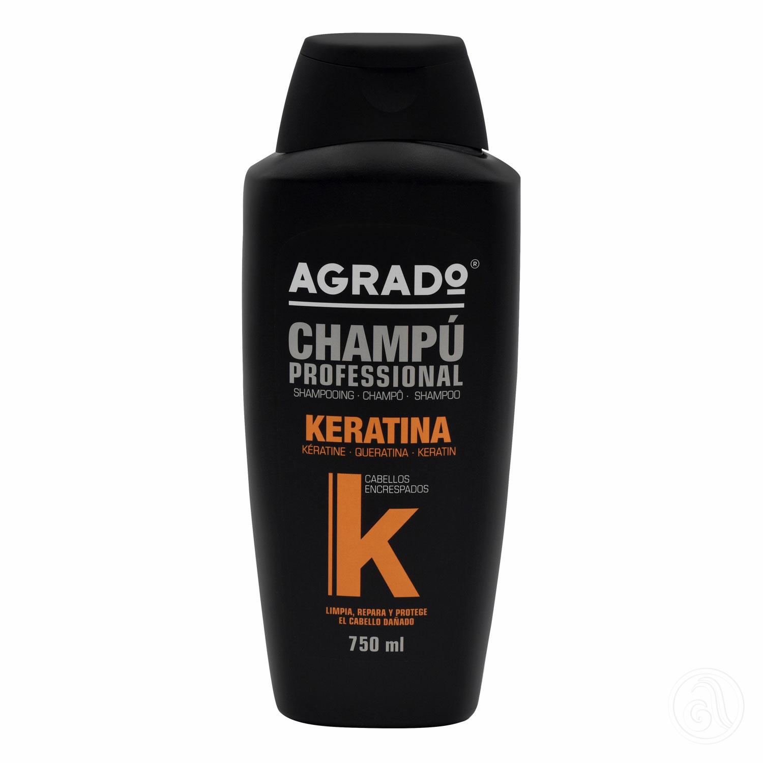 AGRADO Šampon za neposlušnu kosu Keratin - 750 ml