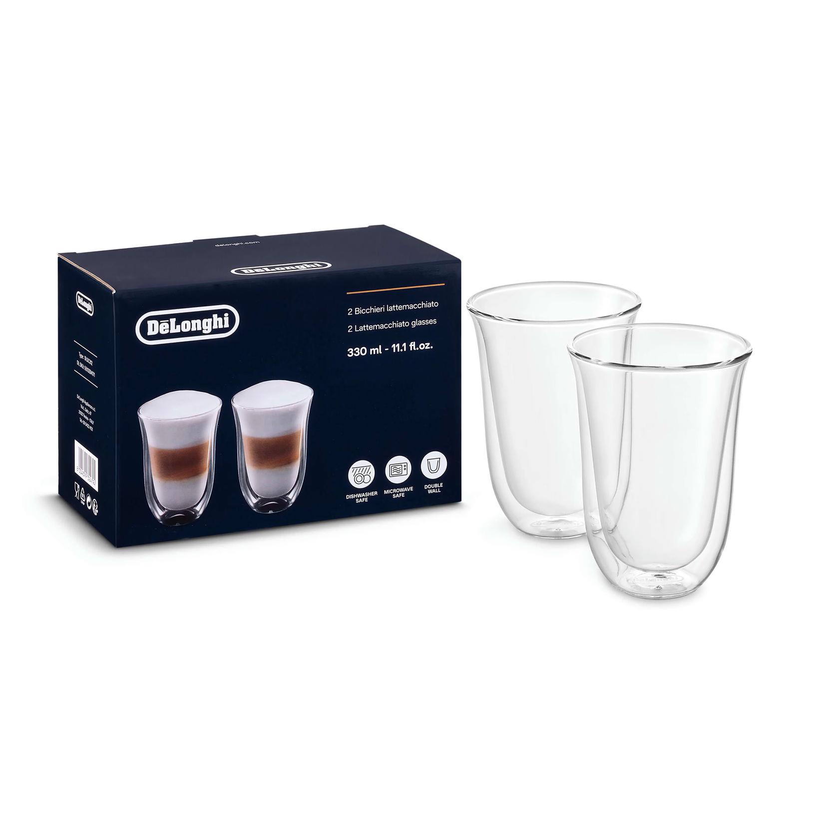 DELONGHI Set čaša Lattemacchiato DLSC312, Providne