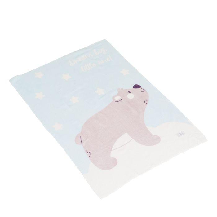 Cangaroo Dekica za bebe Dreamy bear, 100x70cm, Plava