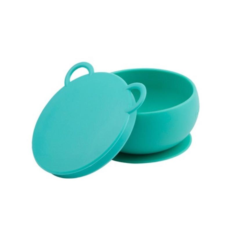 MINIKOIOI Silikonska posuda Bowl Aqua Green