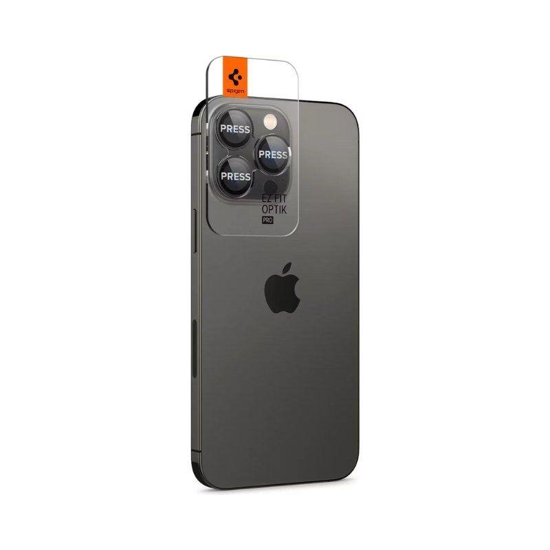 Spigen Zaštitno staklo Positioner za kamere za iPhone 17 Air, Crno