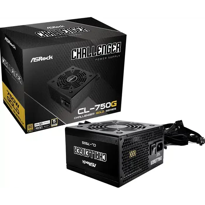 Asrock Napajanje Challenger PSU, 750W, 80 Plus Gold