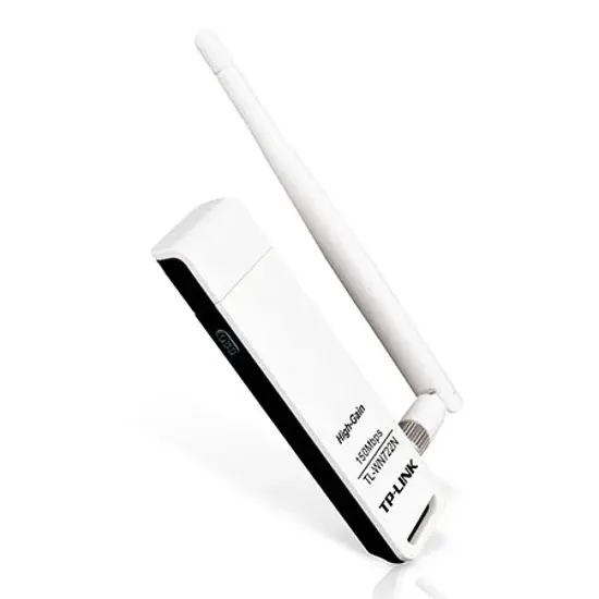 TP-Link Adapter NIC TL-WN722N, USB 2.0, High Gain, Wireless N, 150 Mbps, Bijeli
