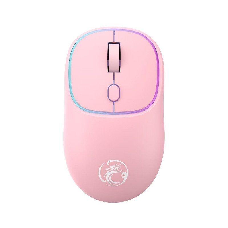 iMice Bežični miš W-618, 800/1200/1600 DPI, Rozi