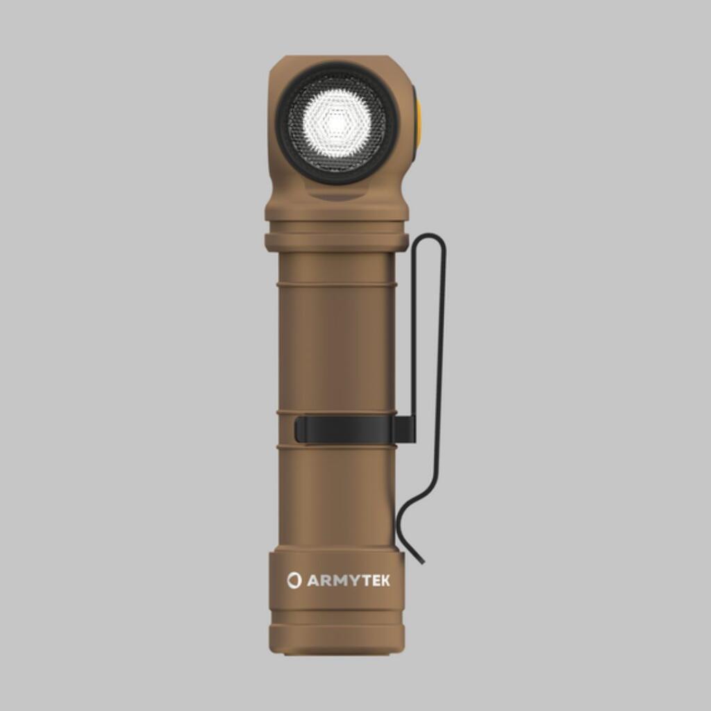 Armytek Lampa za glavu Wizard v4 C2 Pro Max USB + 5000 mAh / XHP70.2 Sand , Bijelo svetlo