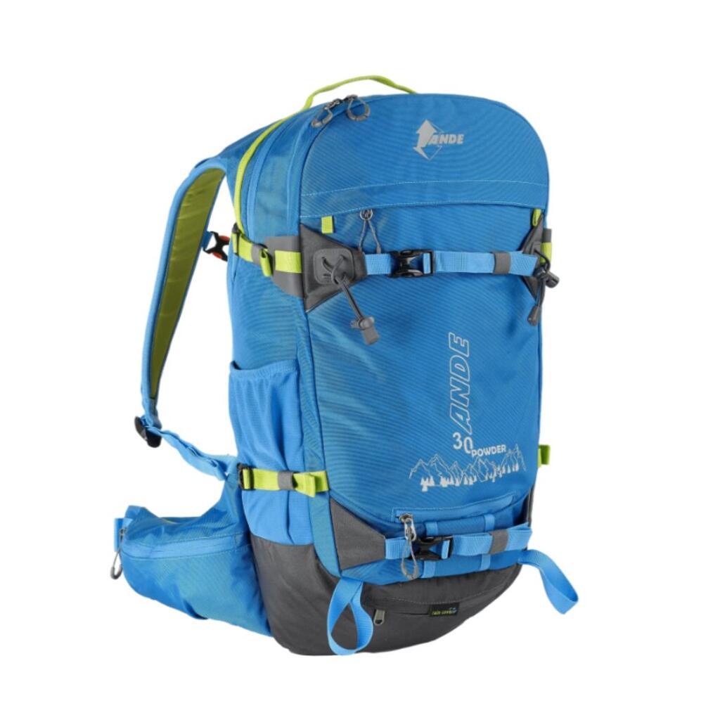 Ande Ruksak Powder 30lt + Recco, Plavo-žuti