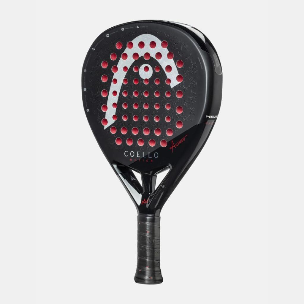 Head Reket za padel Coello Motion 2025, Crno-crveni