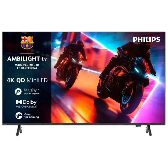 Philips Televizor 65MLED920/12, 65", 4K UHD, QD MiniLED, Smart TV, Ambilight, Crni
