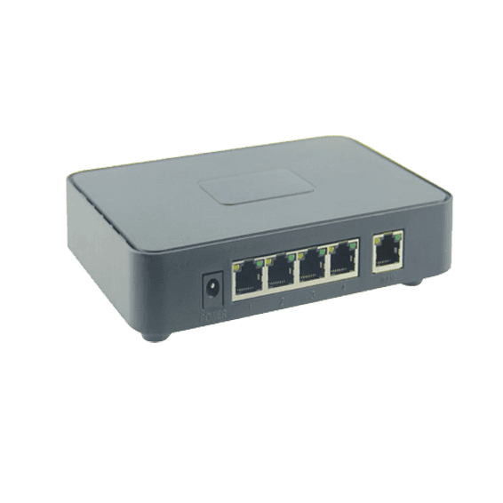 EULE PoE mrežni switch, 5 port RJ-45, 4 PoE, 60W SW-5POE