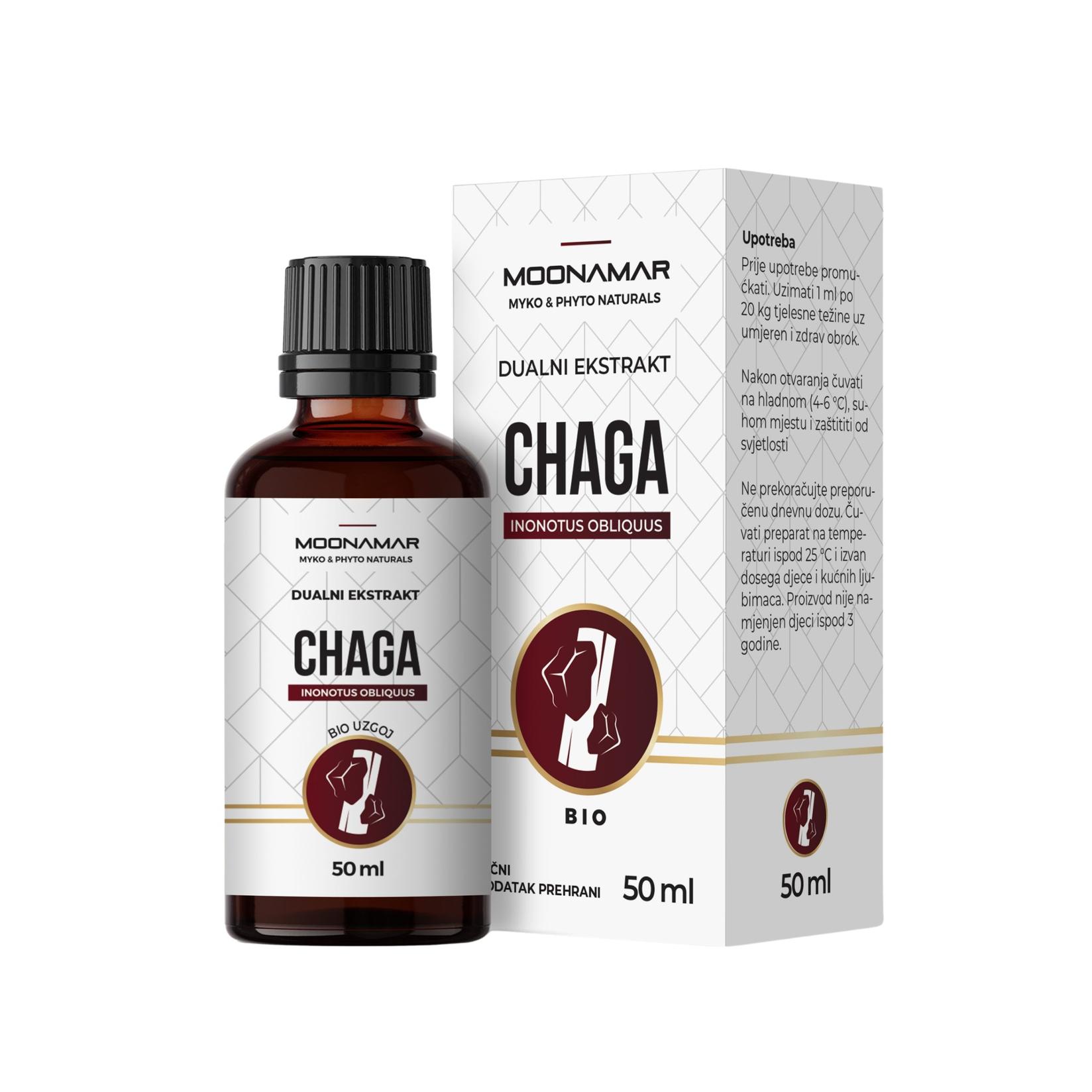 MOONAMAR Chaga BIO ekstrakt,  50 ml