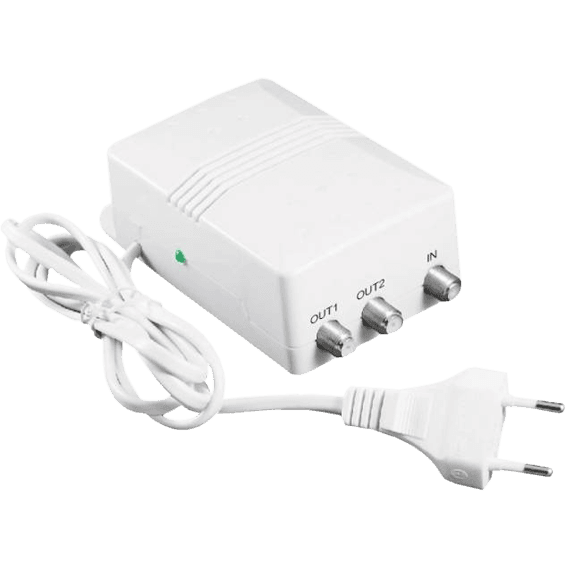 ZODIAC Pojačalo antensko ZDA-0612, 1 ulaz 2 izlaza, 20/27dB