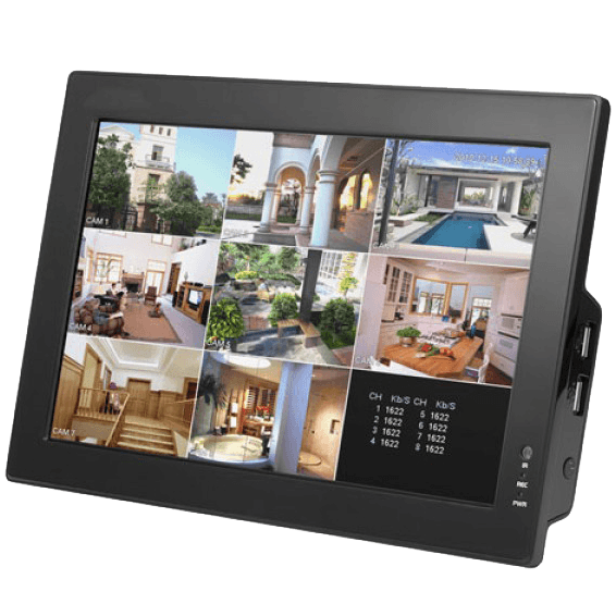 EULE LCD 19" + DVR 8-kanalni mrežni snimač za video nadzor DVR-V8LCD