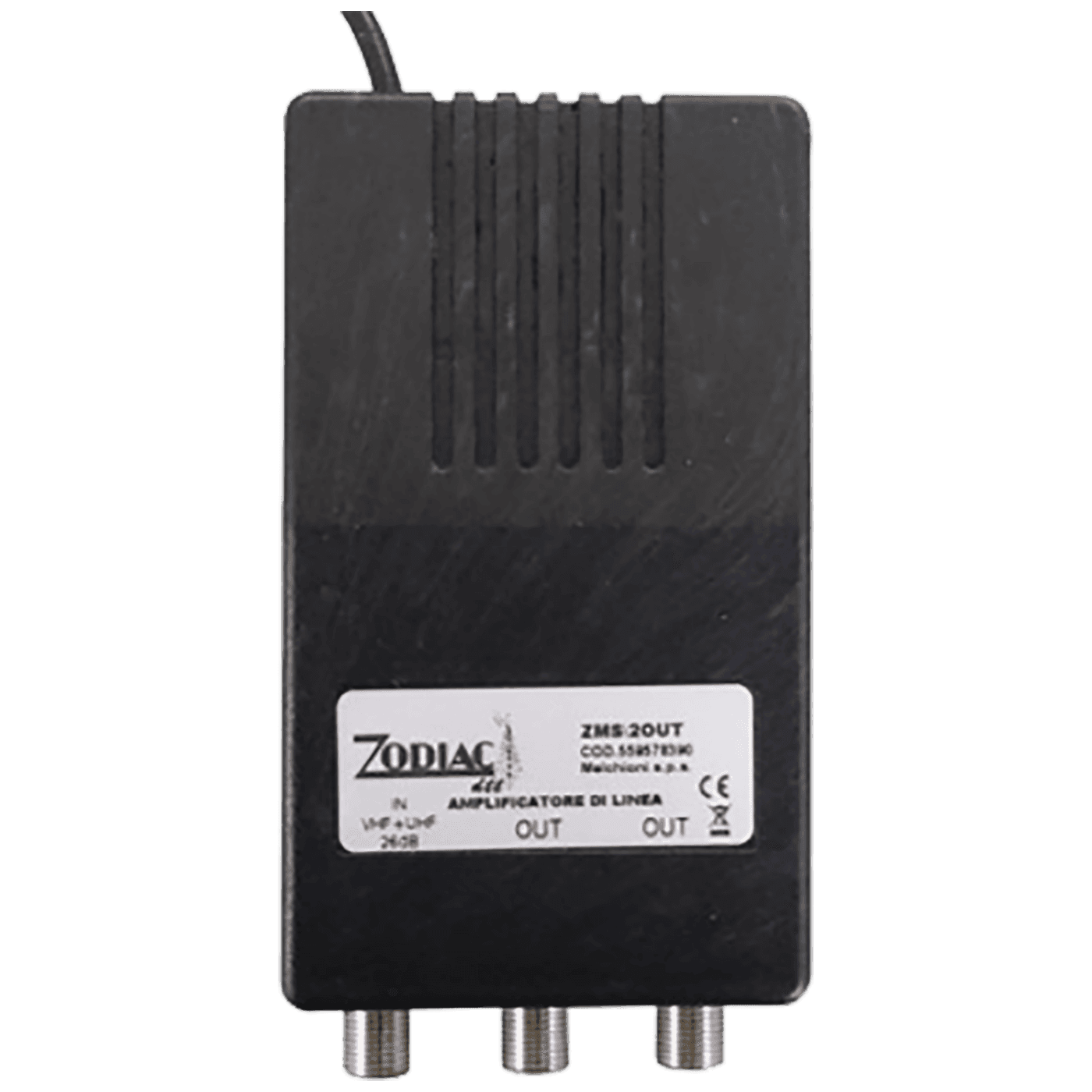 ZODIAC Antensko pojačalo, 1 ulaz 2 izlaza, 20/20dB ZMS /2OUT