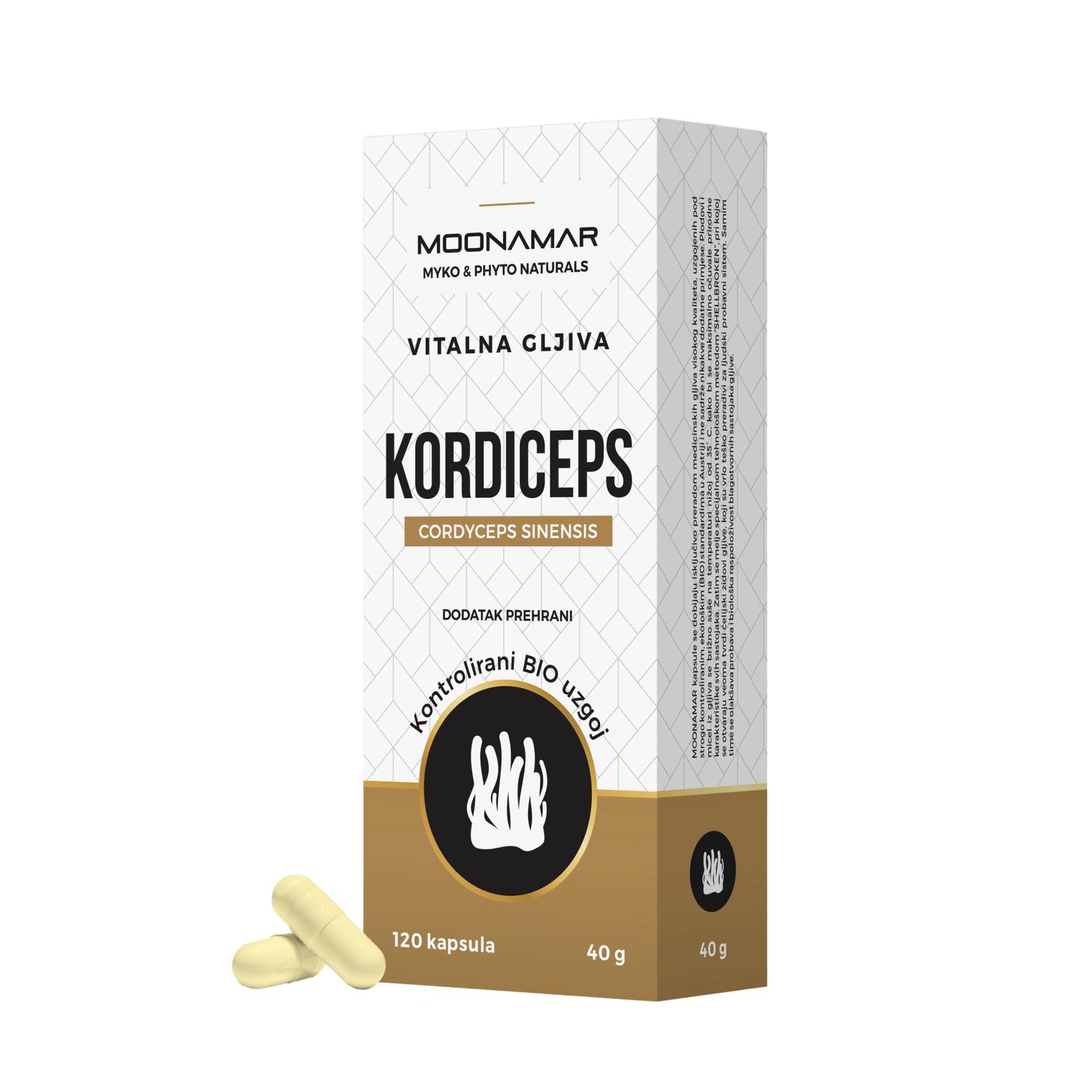 MOONAMAR Kordiceps kapsule Cordyceps s. 120 komada