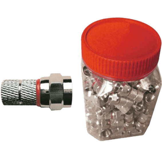 ZODIAC F-Konektor za koaksijalni kabl C/ORING, 5mm, Pakovanje 100 komada