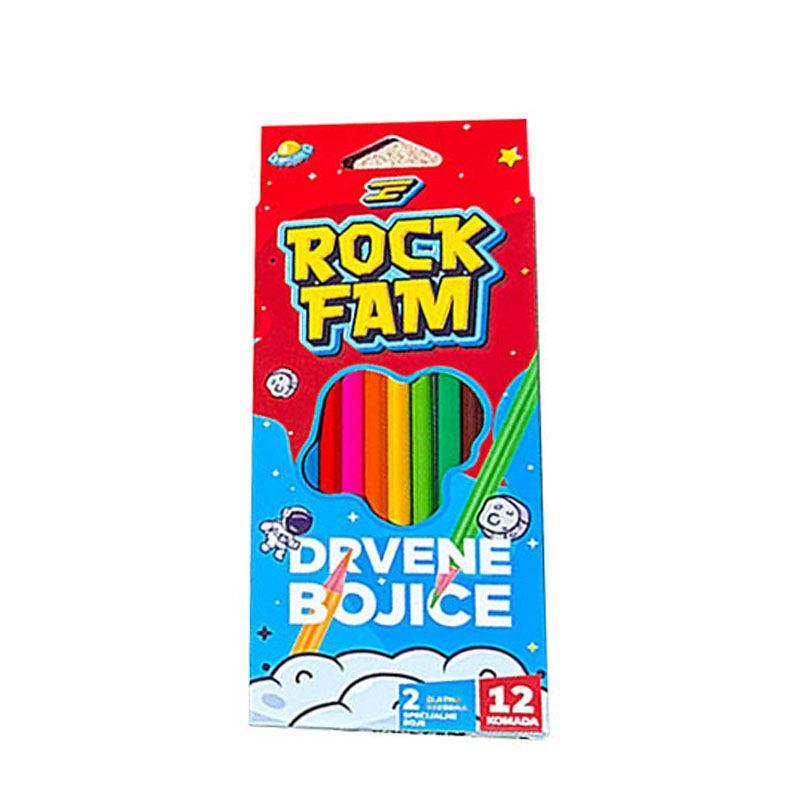 ROCKFAM Drvene bojice ROCKFAM BOYS
