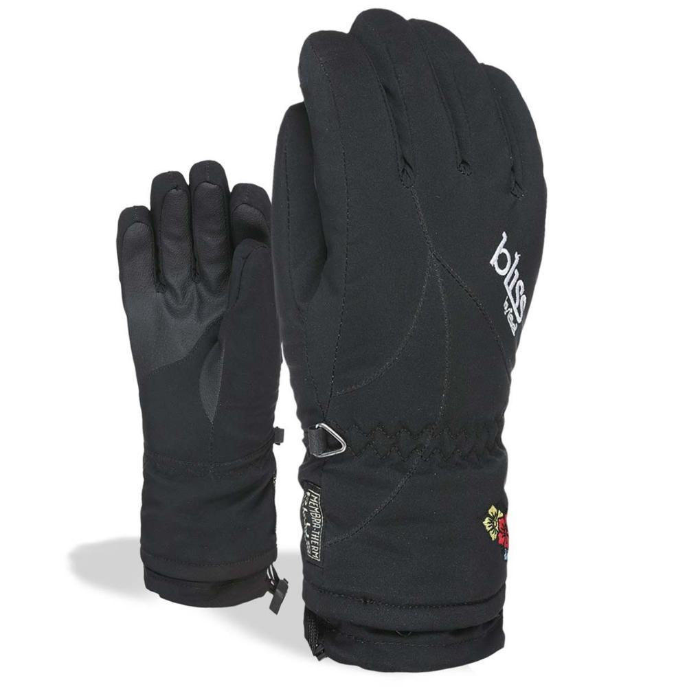 Level Ženske skijaške rukavice, Crne