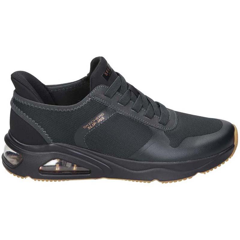 Skechers Muške patike Tres-air uno slip ins, Crne