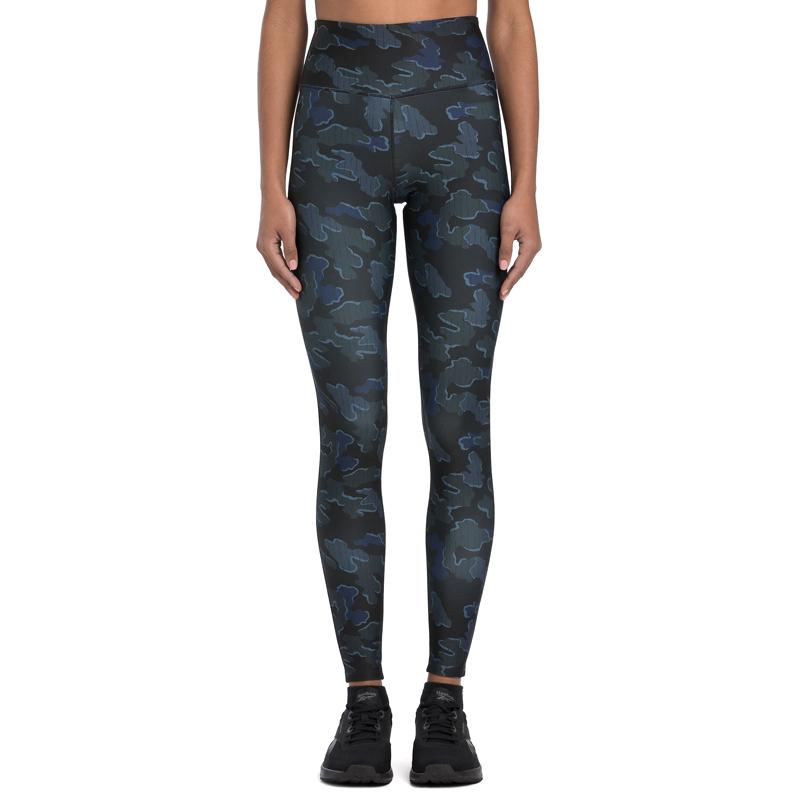 Reebok Ženske helanke Id train camo tight, Crno - teget