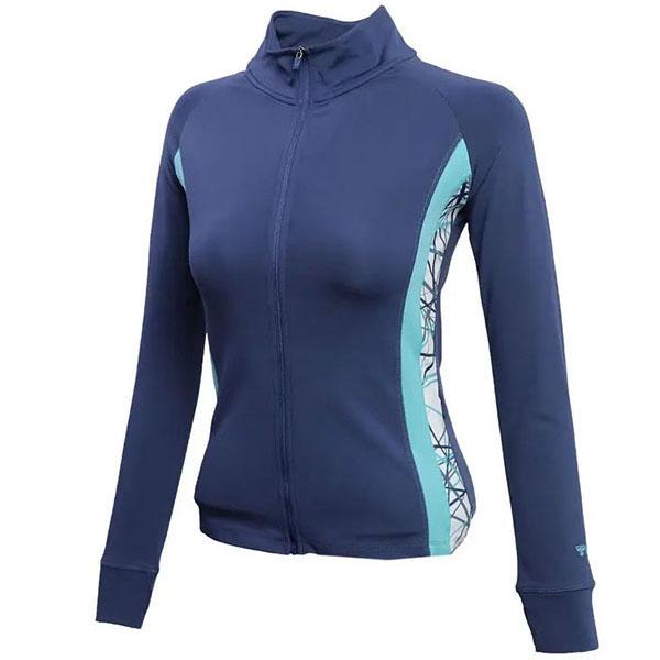 Hummel Ženski duks HMLHESSE zip, Ljubičasto - tirkizni