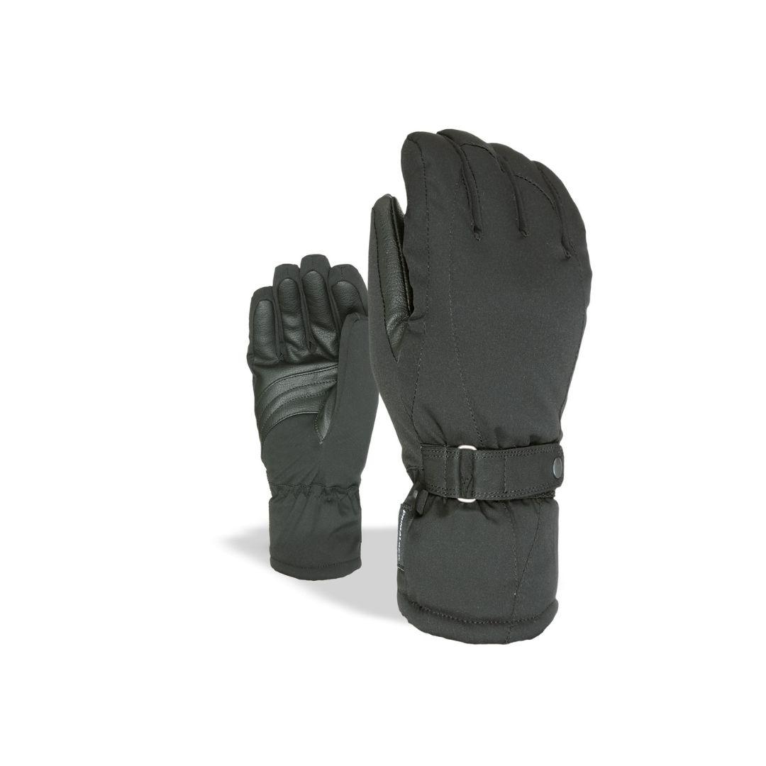Level Ženske skijaške rukavice Hero W, Crne