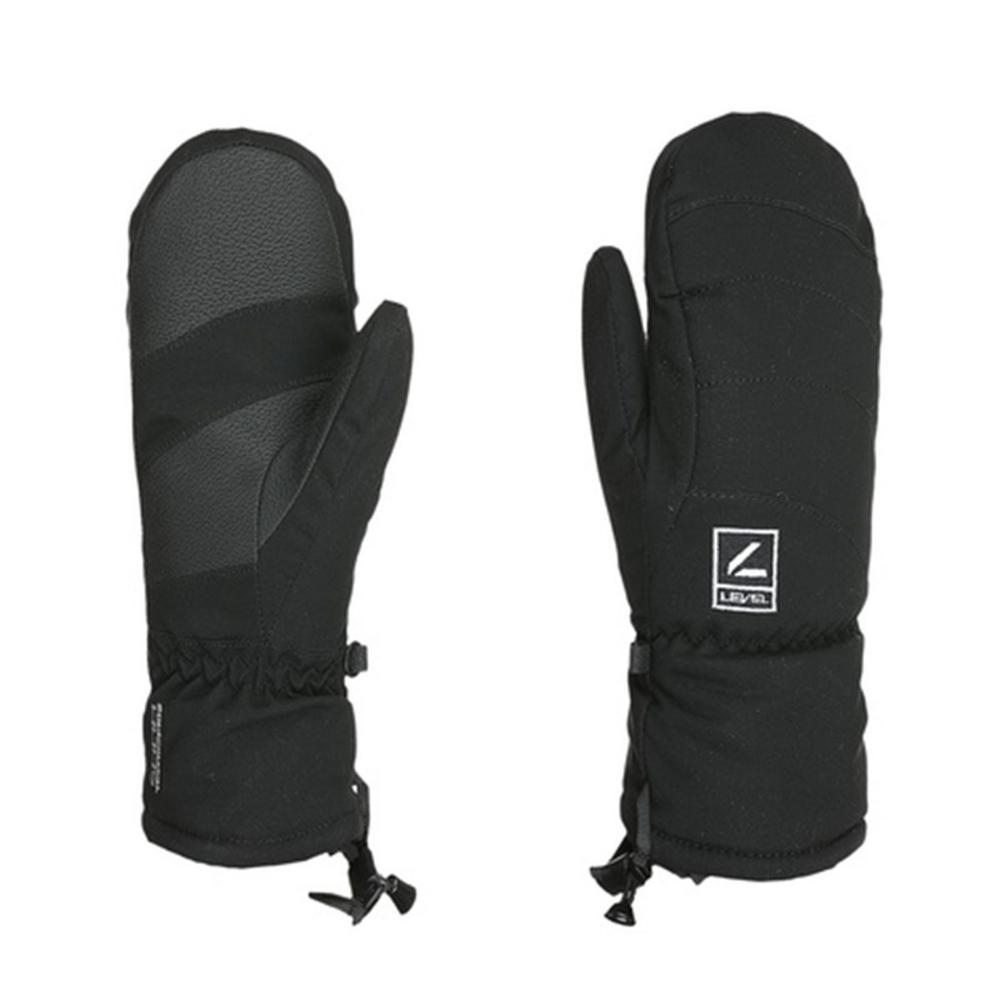 Level Dječije skijaške rukavice J Mitten, Crne