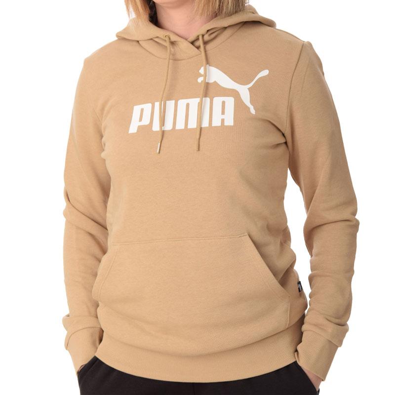 Puma Ženska dukserica Ess logo, Smeđi