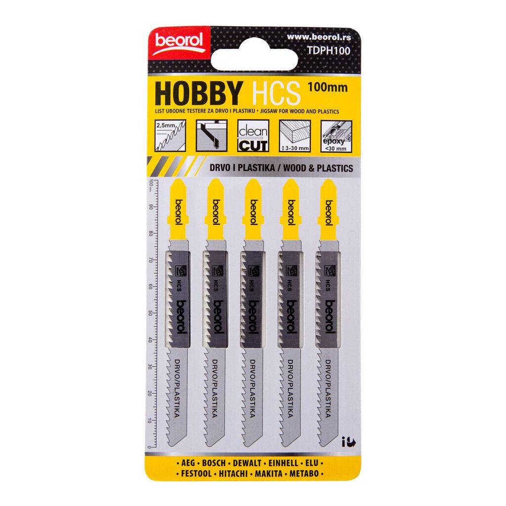 Beorol Testera ubodna za drvo i plastiku hobi 100mm 5/1