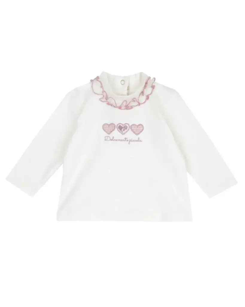 Chicco Majica za djevojčice Baby Love, Bijela