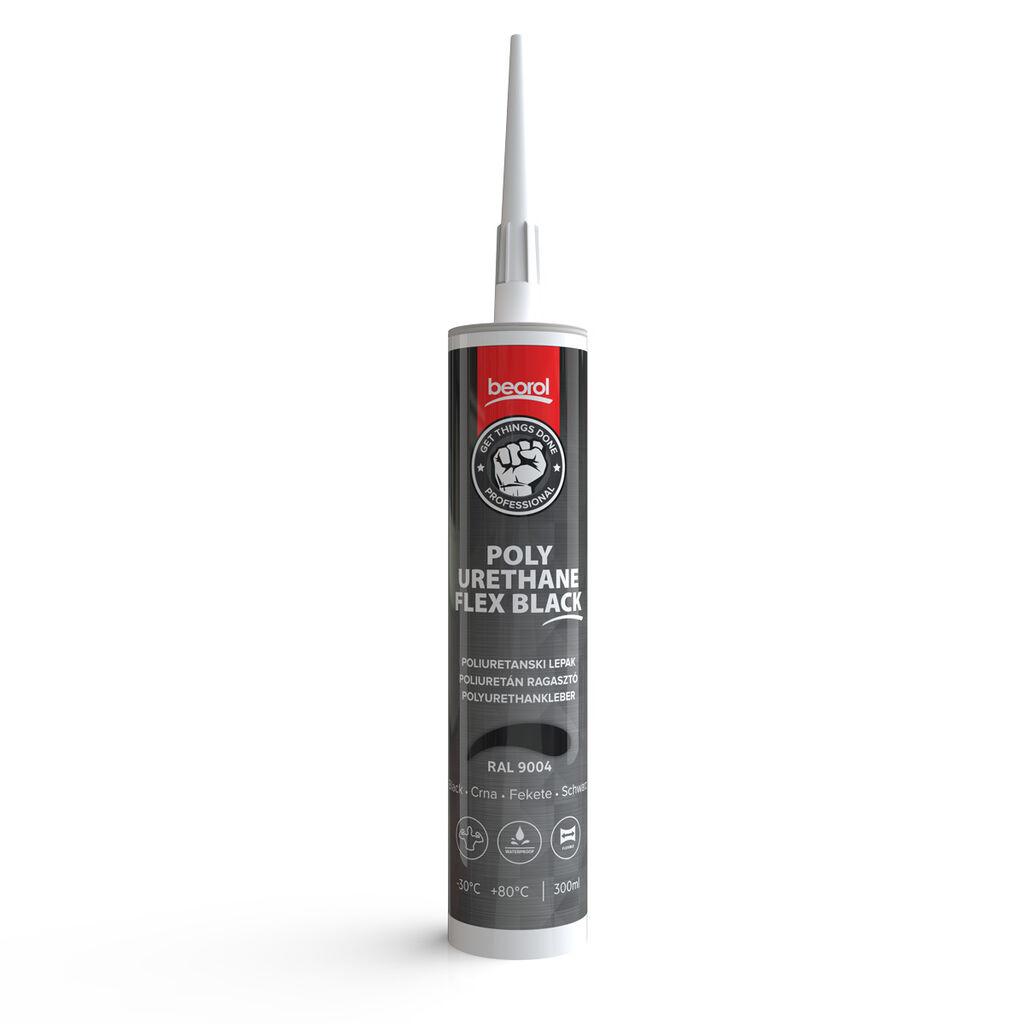 BEOROL Poliuretansko ljepilo 300 ml crne boje