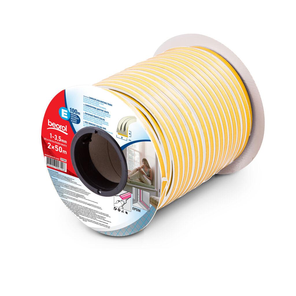 Beorol Samoljepljiva zaptivna traka 2x50m, E-profil