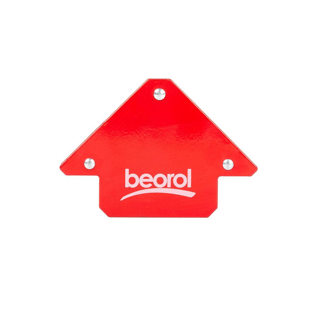 BEOROL Magnetni držač za zavarivače 120x82x14mm crveni