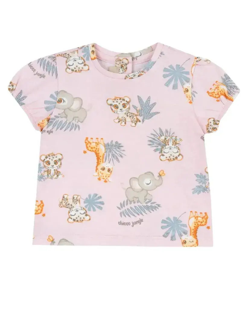Chicco Majica za djevojčice Baby Safari, Roze
