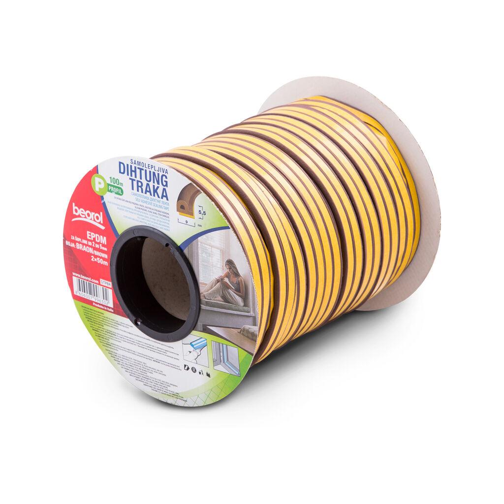Beorol Samoljepljiva zaptivna traka 2x50m, P-profil
