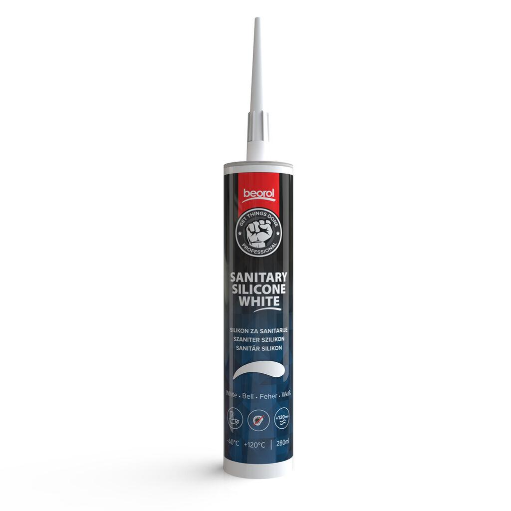 BEOROL Silikon sanitarije 280ml bijeli