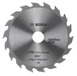 Bosch list kružne pile za drvo Ø160x2,2x20/24z Eco 2608644373