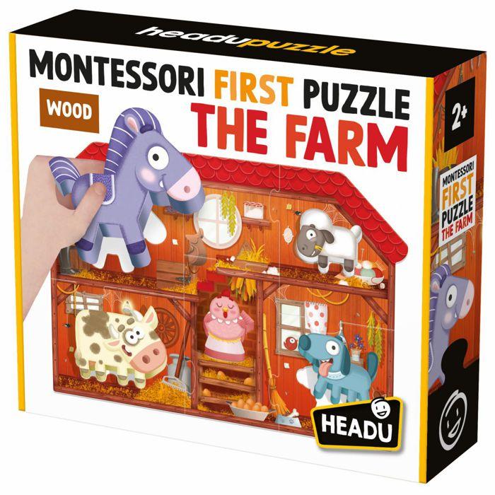Headu Montessori Prve puzzle Farma