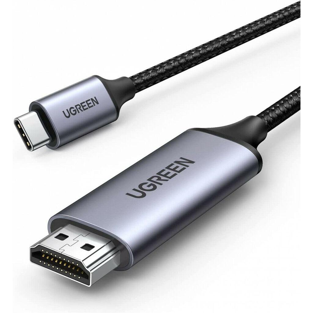 Ugreen USB-C na HDMI kabl, 1.5m, 4K@60Hz, Sivo-crni