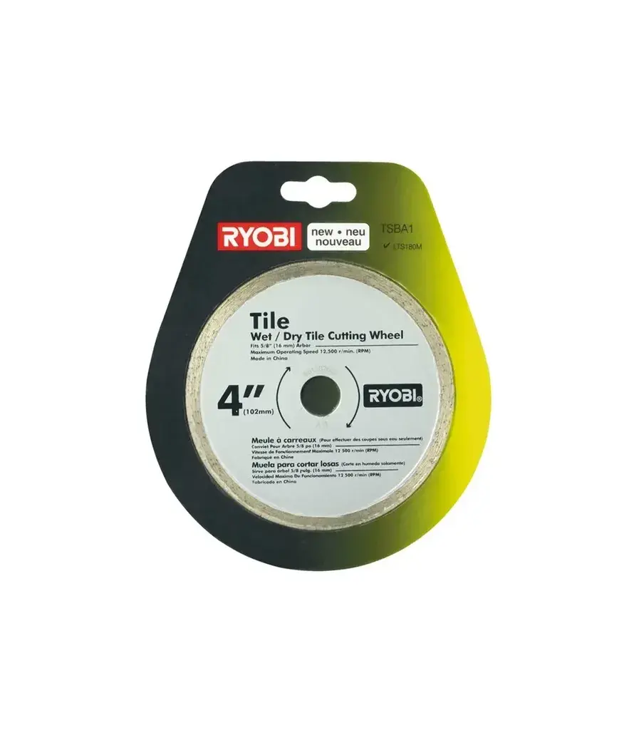 Ryobi Dijamantna rezna ploča TSBA1 za LTS180M akumulatorski rezač pločica, 102x16 mm