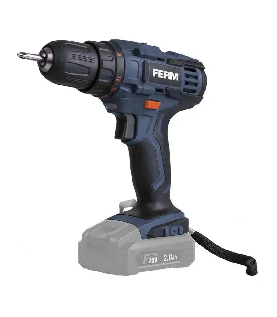 Ferm Akumulatorska bušilica odvijač FPower CDM1143, Plava