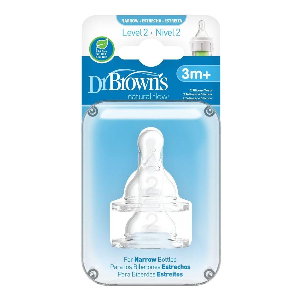 Dr Browns Cucla za bebe, Silikonska, Providna