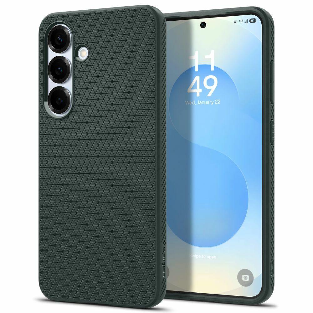 Spigen Maska za mobilni telefon za Galaxy S25 Liquid Air, Abyss green