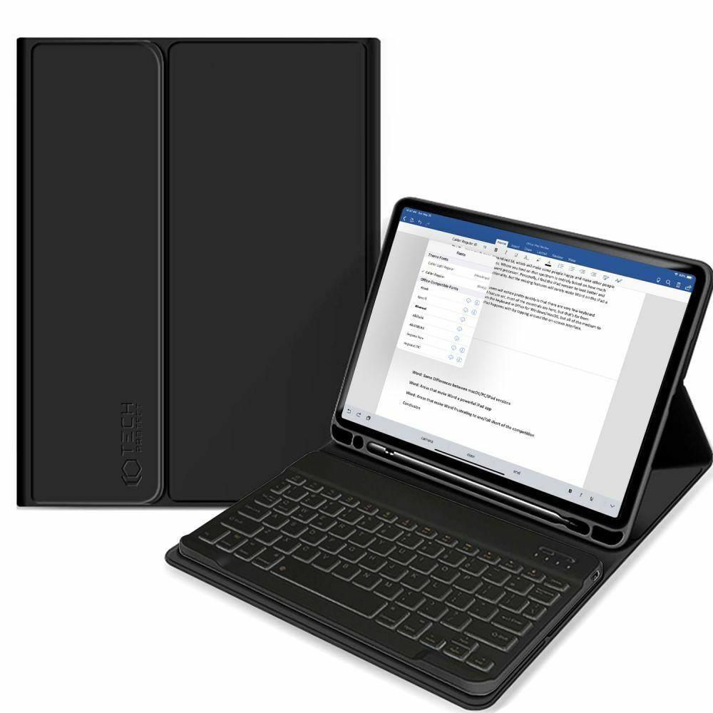 Tech-protect Futrola i Bluetooth tastatura za IPad, Crni