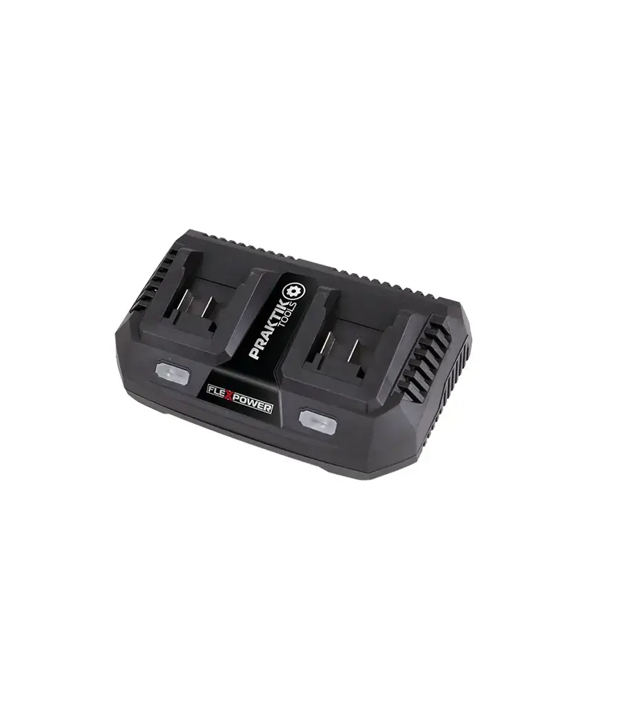 Praktik Dupli punjač PTQC03, 18V, Crni