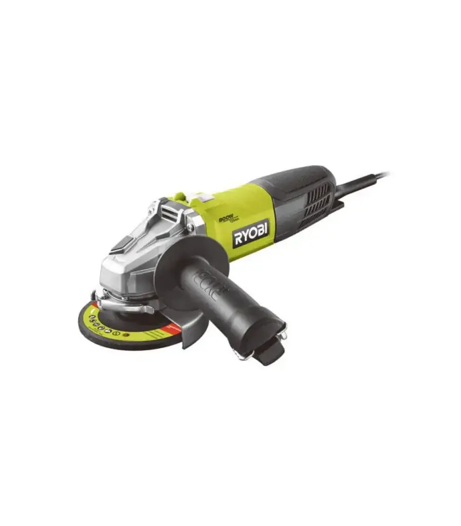 Ryobi Električna ugaona brusilica RAG800-125S, 800 W, 125 mm, Žuto-siva
