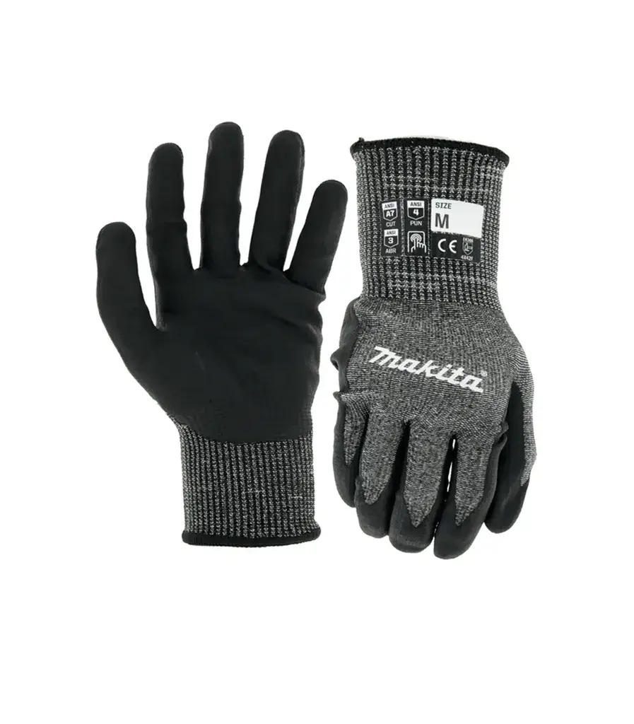 Makita Radne rukavice Advanced FitKnit Cut Level 7, nitrilne